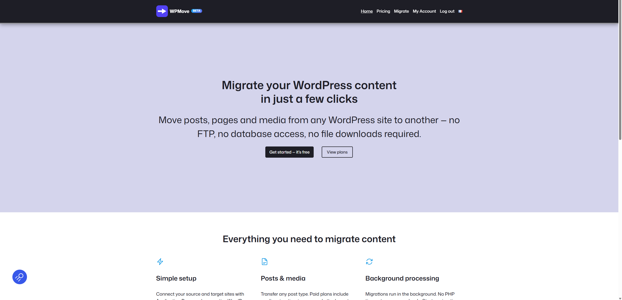 WPMove : migrer ses articles, pages et médias d&rsquo;un site vers un autre